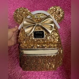 Lounge fly golden sparkles bag